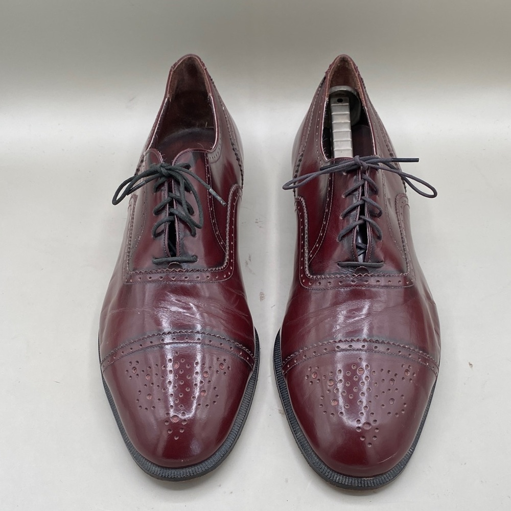 Elegant Burgundy Men's Oxford Shoes (lot 428)